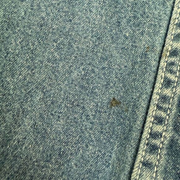 Vintage 90s Lauren Brooke Teddy Bear Denim Shirt Button Down Extra Large - Picture 5 of 7